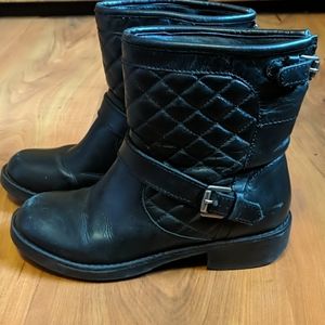 Black Quilted Matisse Boots